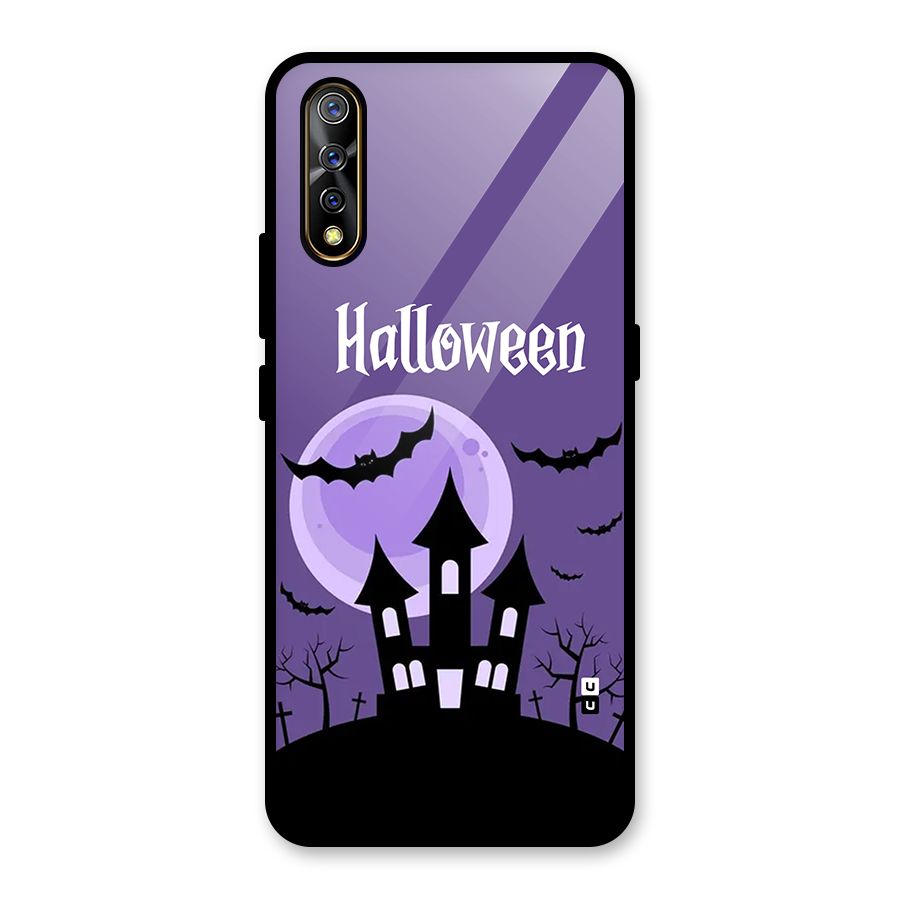 Fun Halloween Glass Back Case for Vivo S1