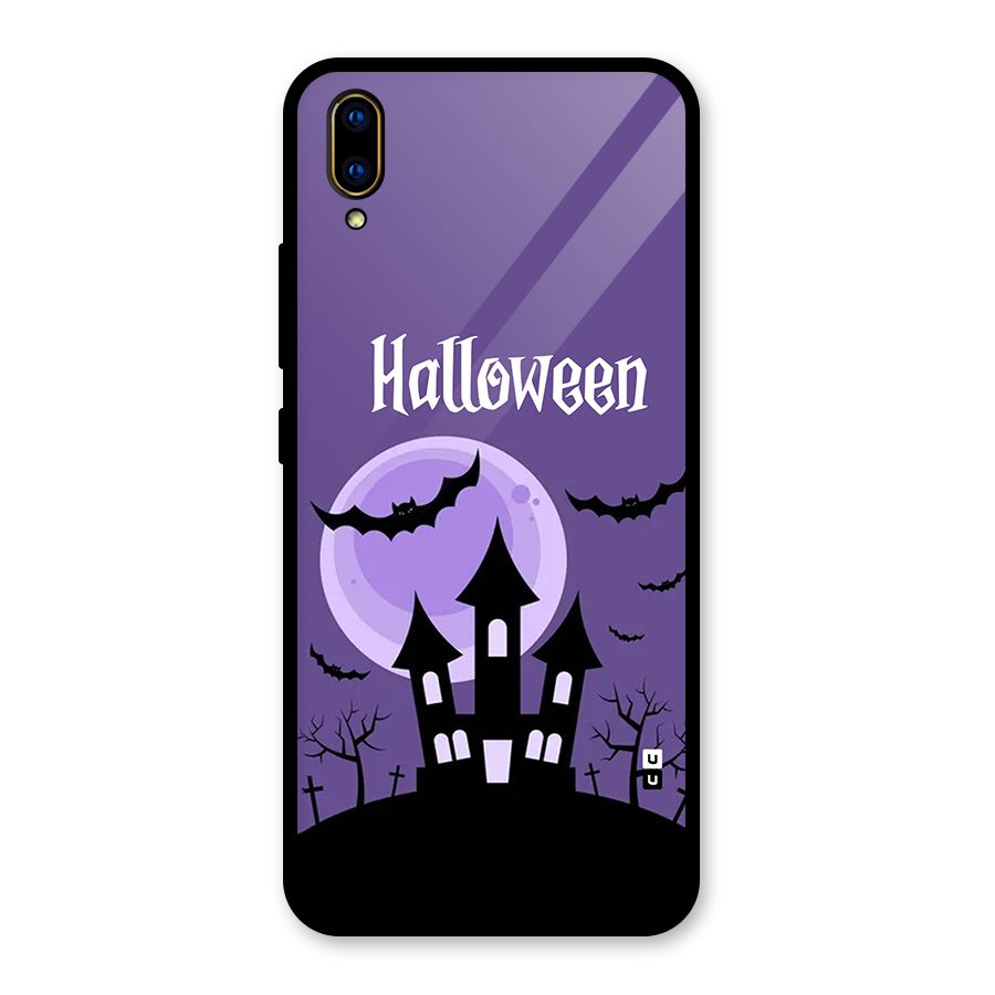 Fun Halloween Glass Back Case for Vivo V11 Pro