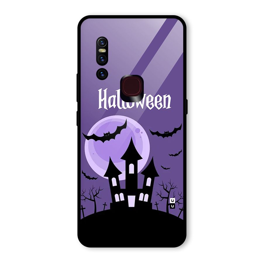 Fun Halloween Glass Back Case for Vivo V15