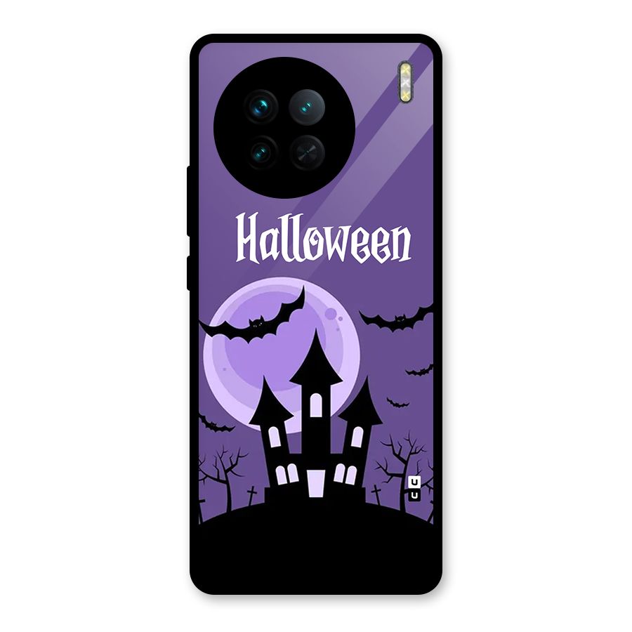 Fun Halloween Glass Back Case for Vivo X90