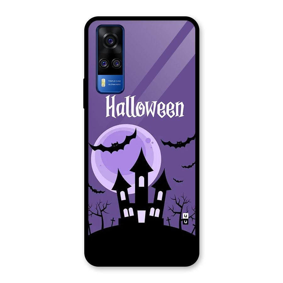 Fun Halloween Glass Back Case for Vivo Y31