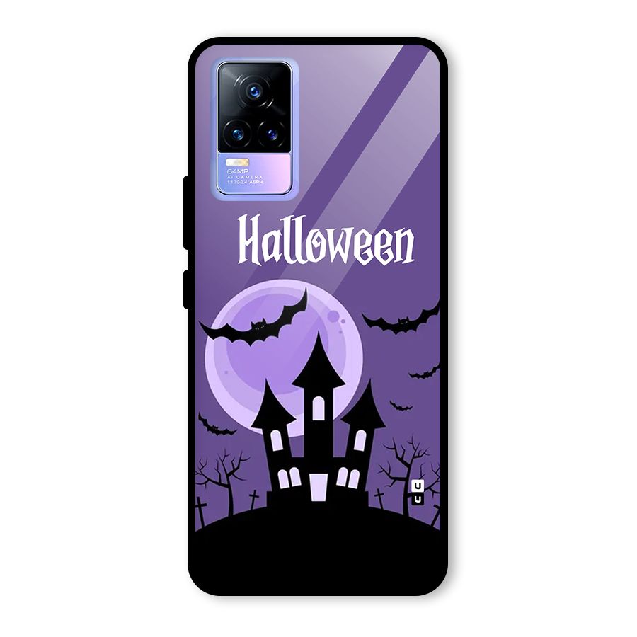 Fun Halloween Glass Back Case for Vivo Y73