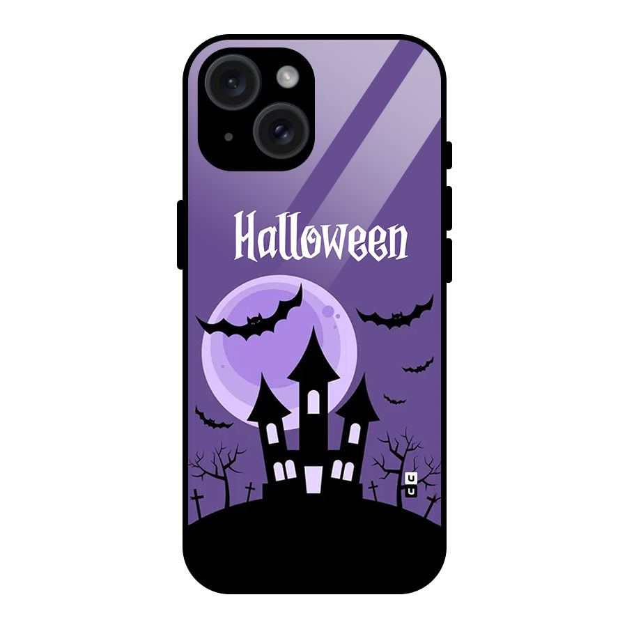 Fun Halloween Glass Back Case for iPhone 15