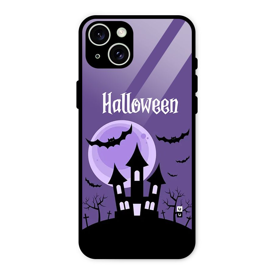 Fun Halloween Glass Back Case for iPhone 15 Plus