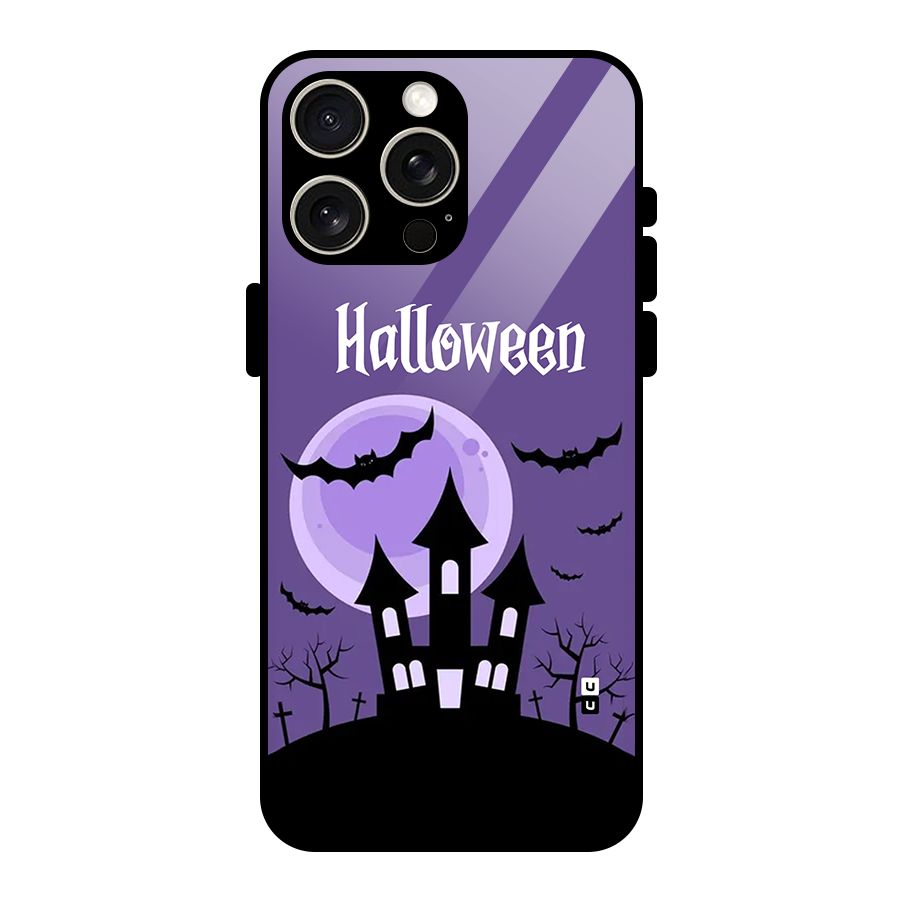 Fun Halloween Glass Back Case for iPhone 15 Pro Max