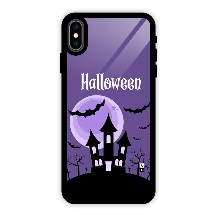 Fun Halloween Glass Back Case for iPhone XS Max