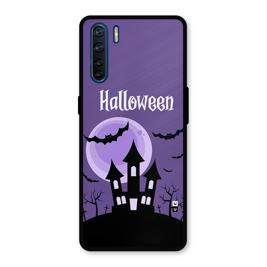 Fun Halloween Metal Back Case for Oppo F15
