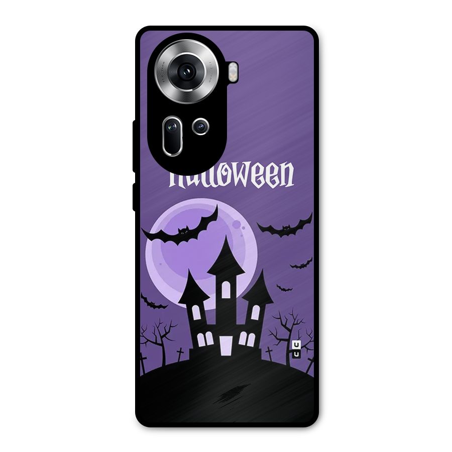 Fun Halloween Metal Back Case for Oppo Reno11 5G