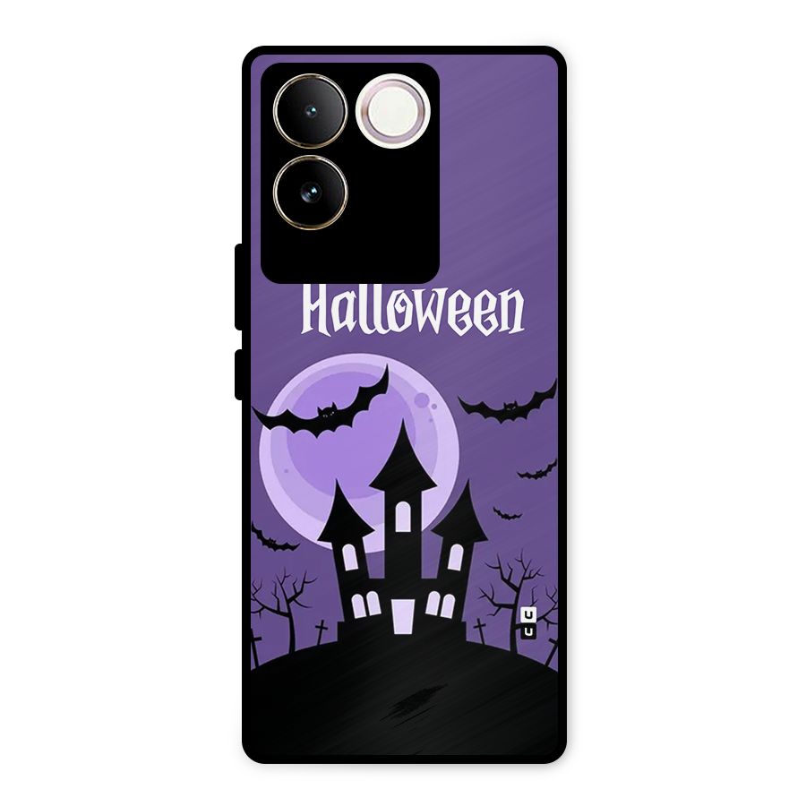 Fun Halloween Metal Back Case for Vivo T2 Pro
