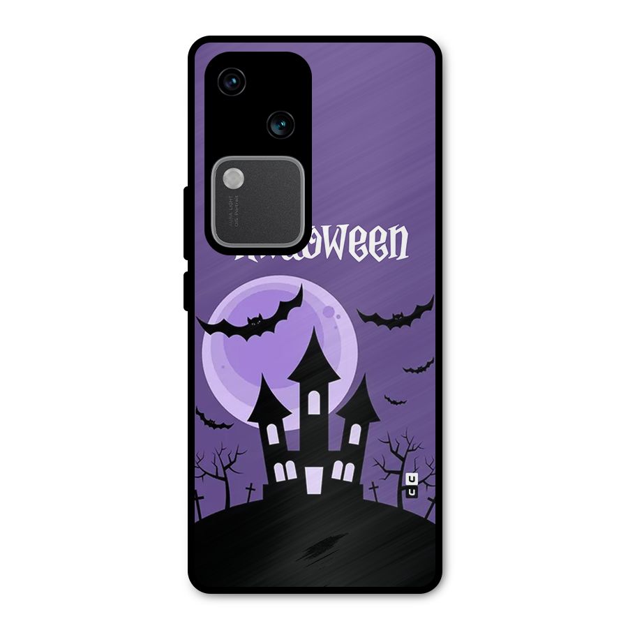 Fun Halloween Metal Back Case for Vivo V30 Pro