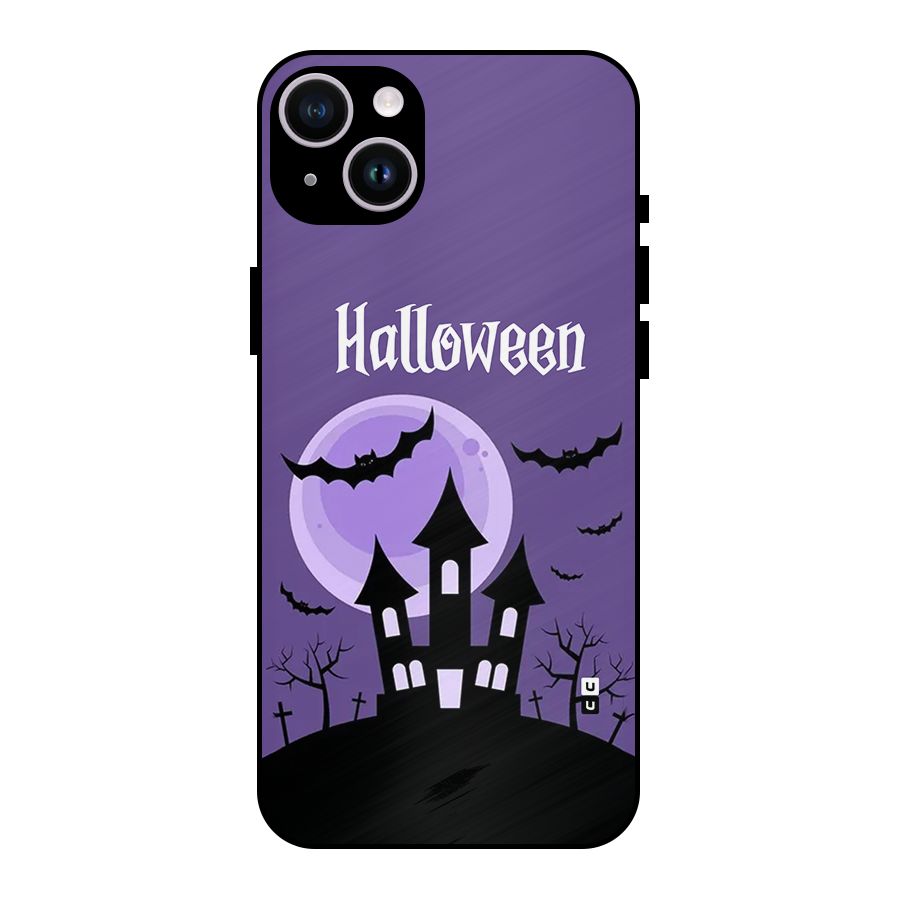 Fun Halloween Metal Back Case for iPhone 14 Plus