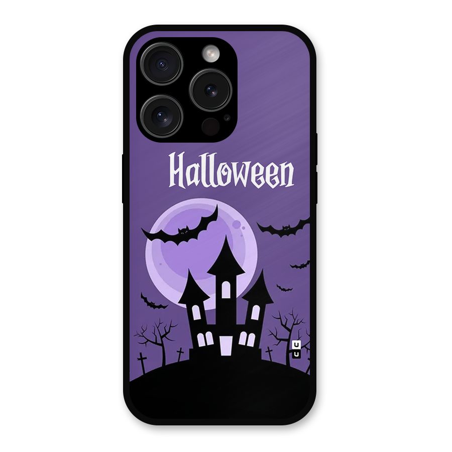 Fun Halloween Metal Back Case for iPhone 15 Pro