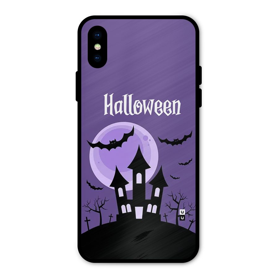 Fun Halloween Metal Back Case for iPhone X