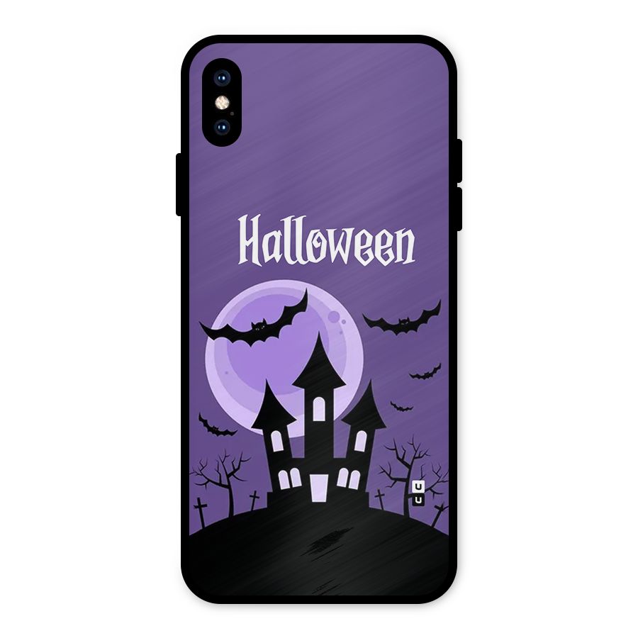 Fun Halloween Metal Back Case for iPhone XS Max