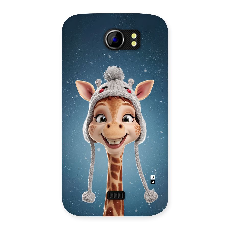 Funny Giraffe Back Case for Canvas 2 A110