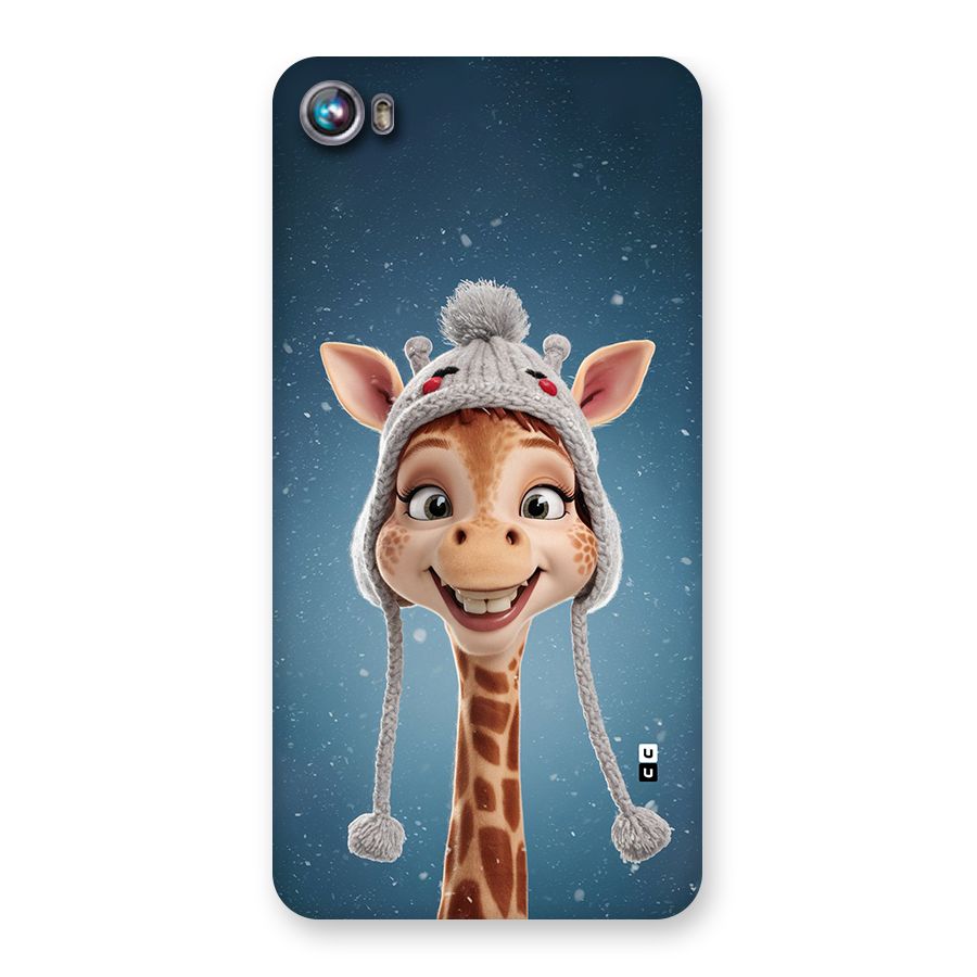 Funny Giraffe Back Case for Canvas Fire 4 (A107)
