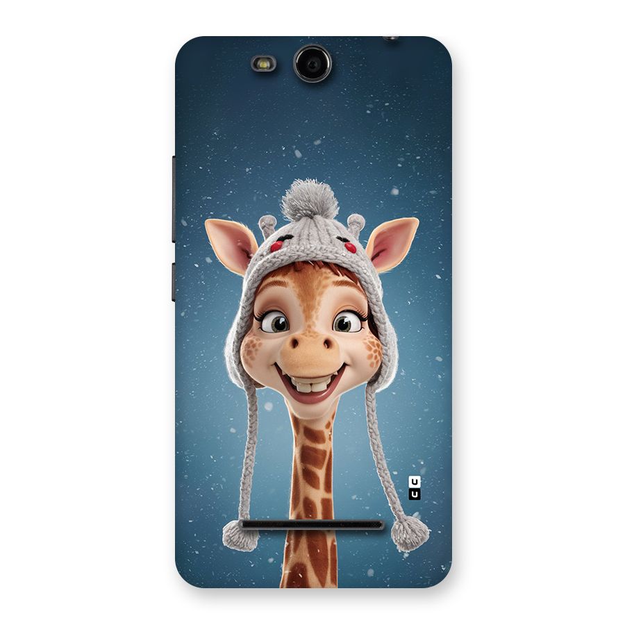 Funny Giraffe Back Case for Canvas Juice 3 Q392