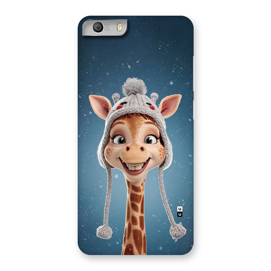 Funny Giraffe Back Case for Canvas Knight 2