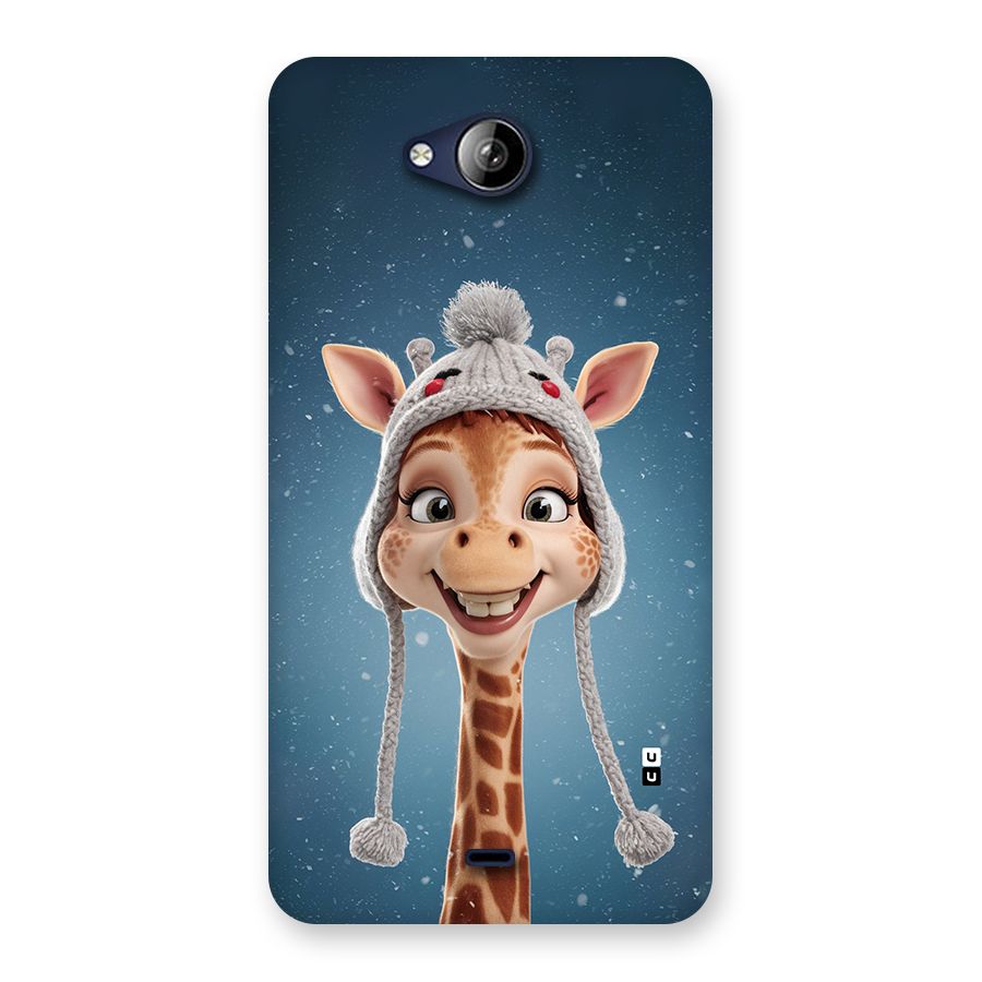 Funny Giraffe Back Case for Canvas Play Q355