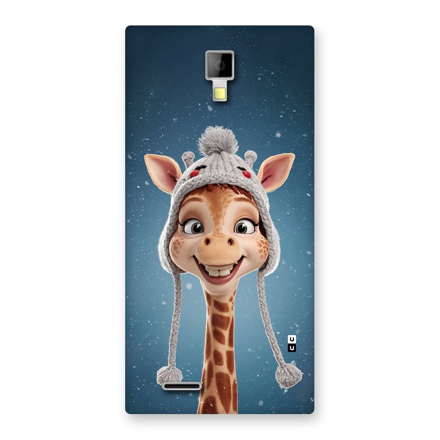 Funny Giraffe Back Case for Canvas Xpress A99