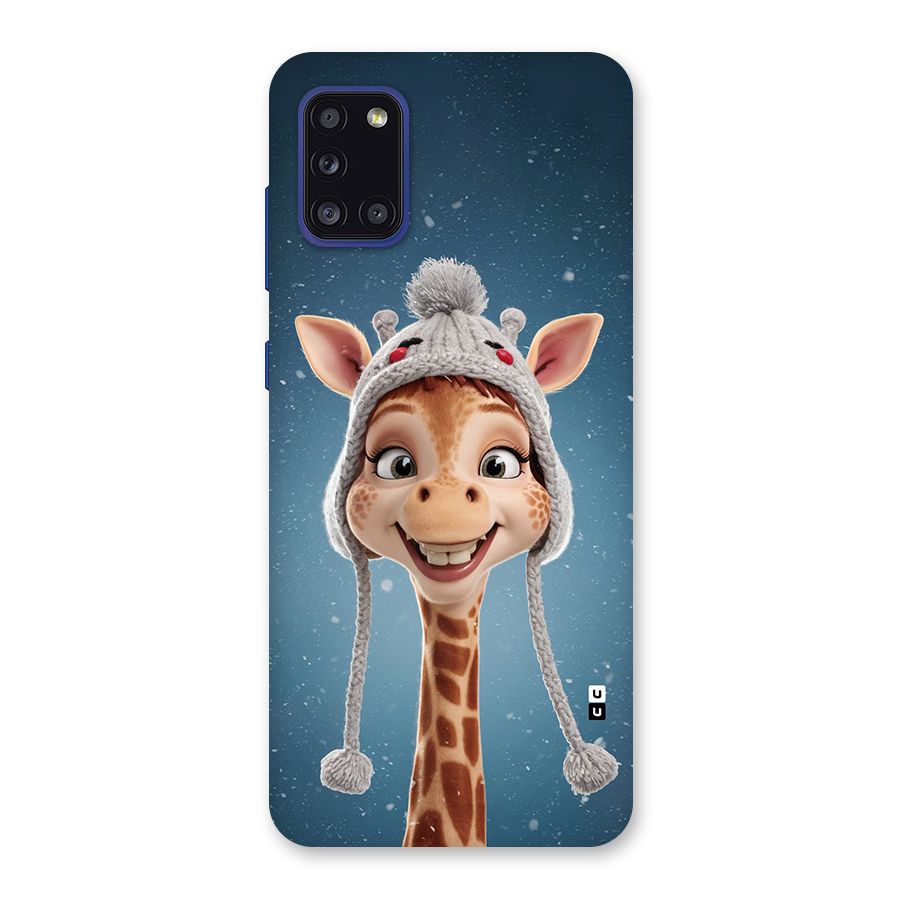 Funny Giraffe Back Case for Galaxy A31