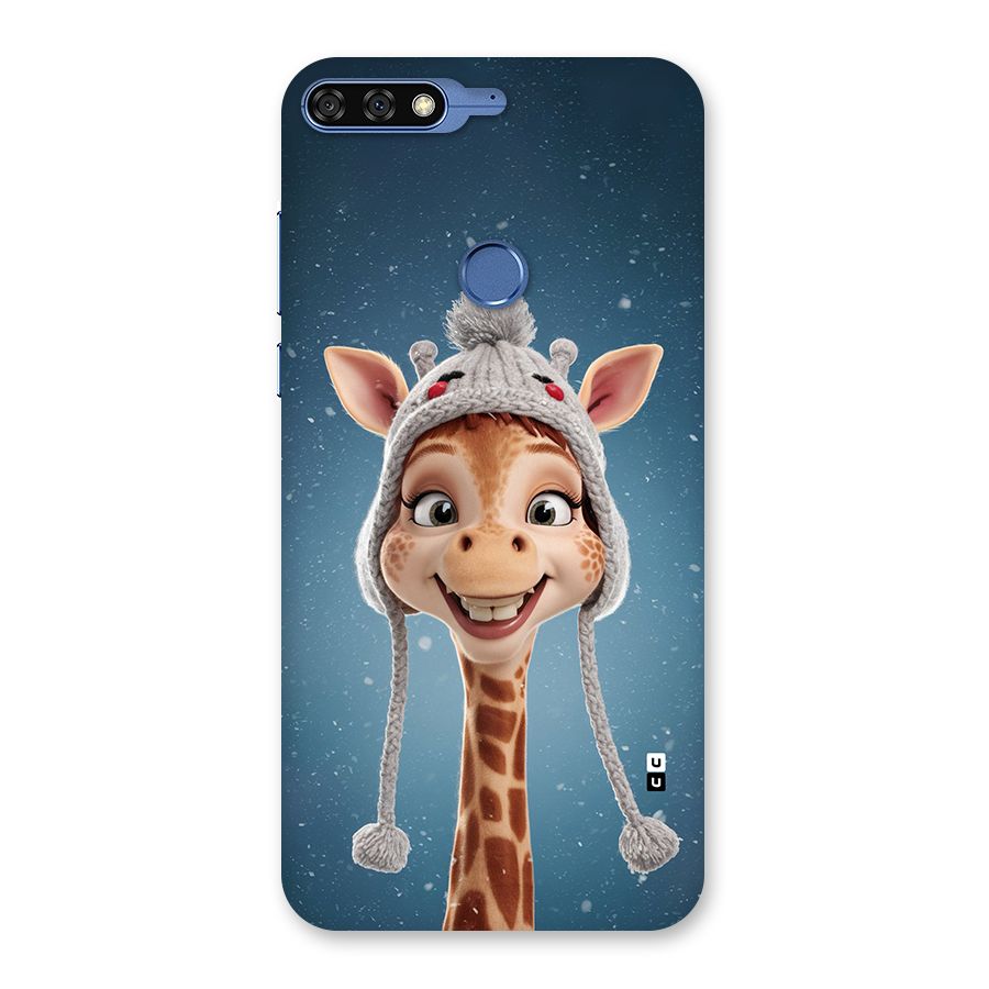 Funny Giraffe Back Case for Honor 7C