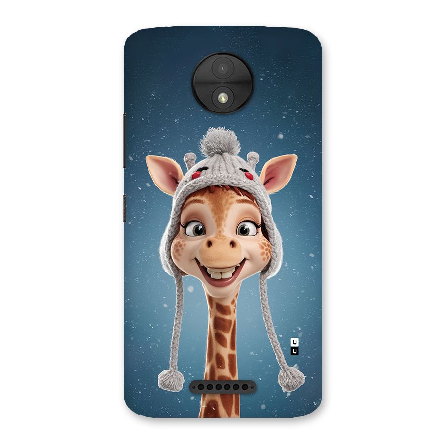 Funny Giraffe Back Case for Moto C