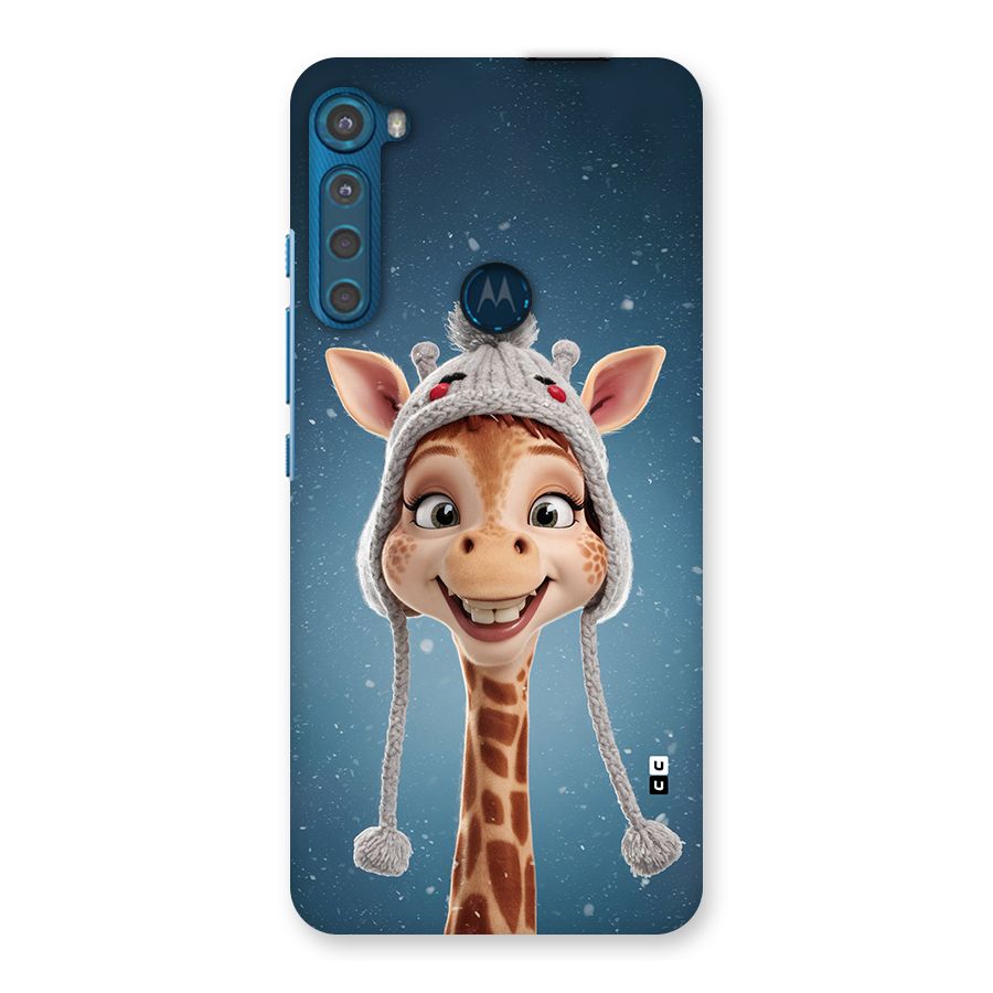 Funny Giraffe Back Case for Motorola One Fusion Plus
