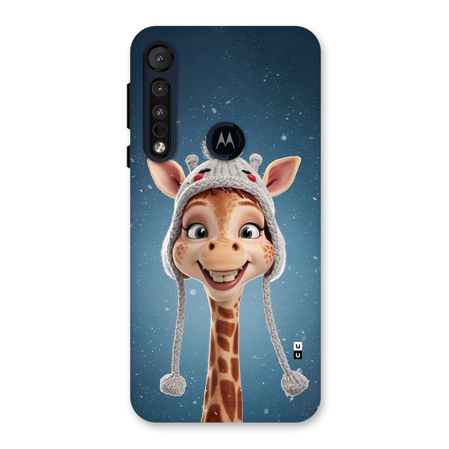 Funny Giraffe Back Case for Motorola One Macro