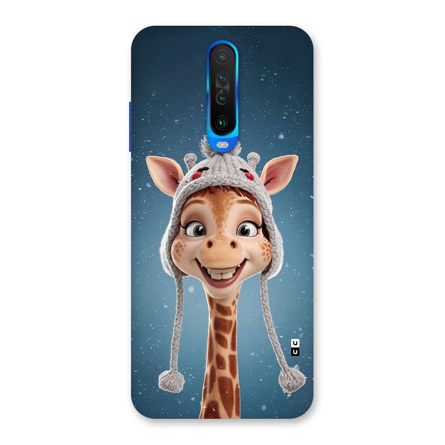 Funny Giraffe Back Case for Poco X2