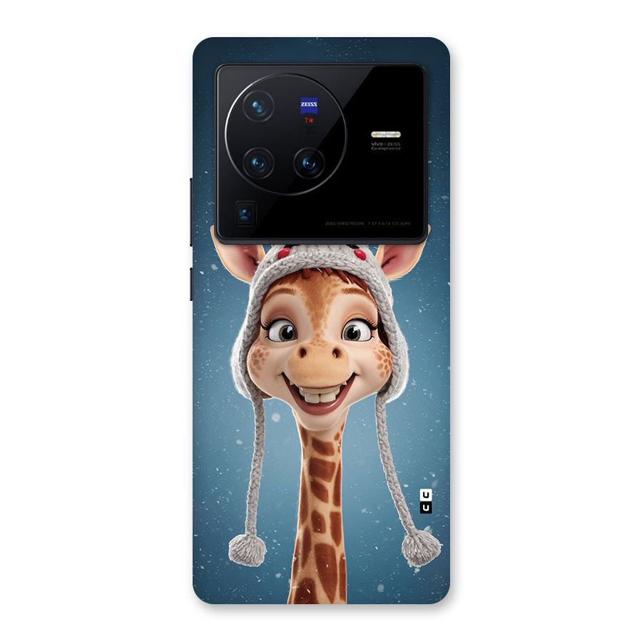 Funny Giraffe Back Case for Vivo X80 Pro