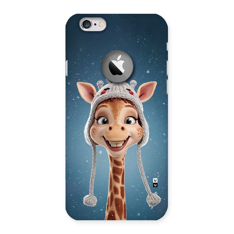 Funny Giraffe Back Case for iPhone 6 Logo Cut