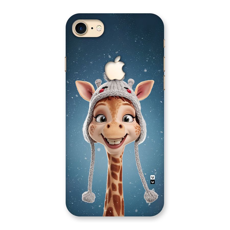 Funny Giraffe Back Case for iPhone 7 Apple Cut