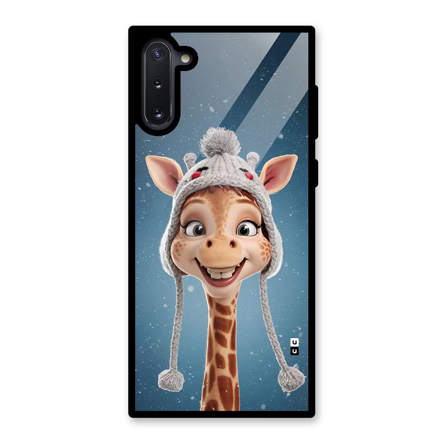 Funny Giraffe Glass Back Case for Galaxy Note 10