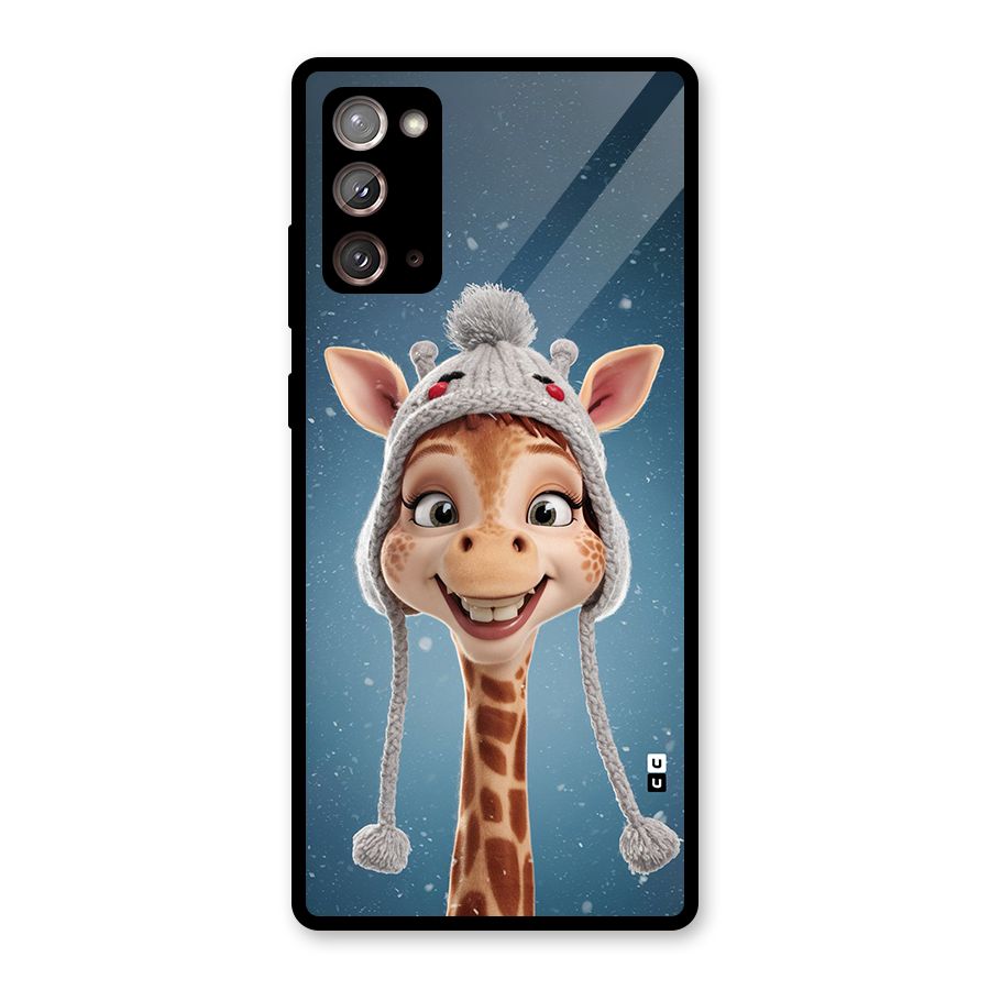 Funny Giraffe Glass Back Case for Galaxy Note 20