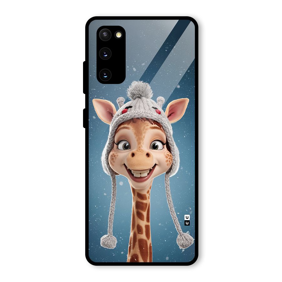 Funny Giraffe Glass Back Case for Galaxy S20 FE
