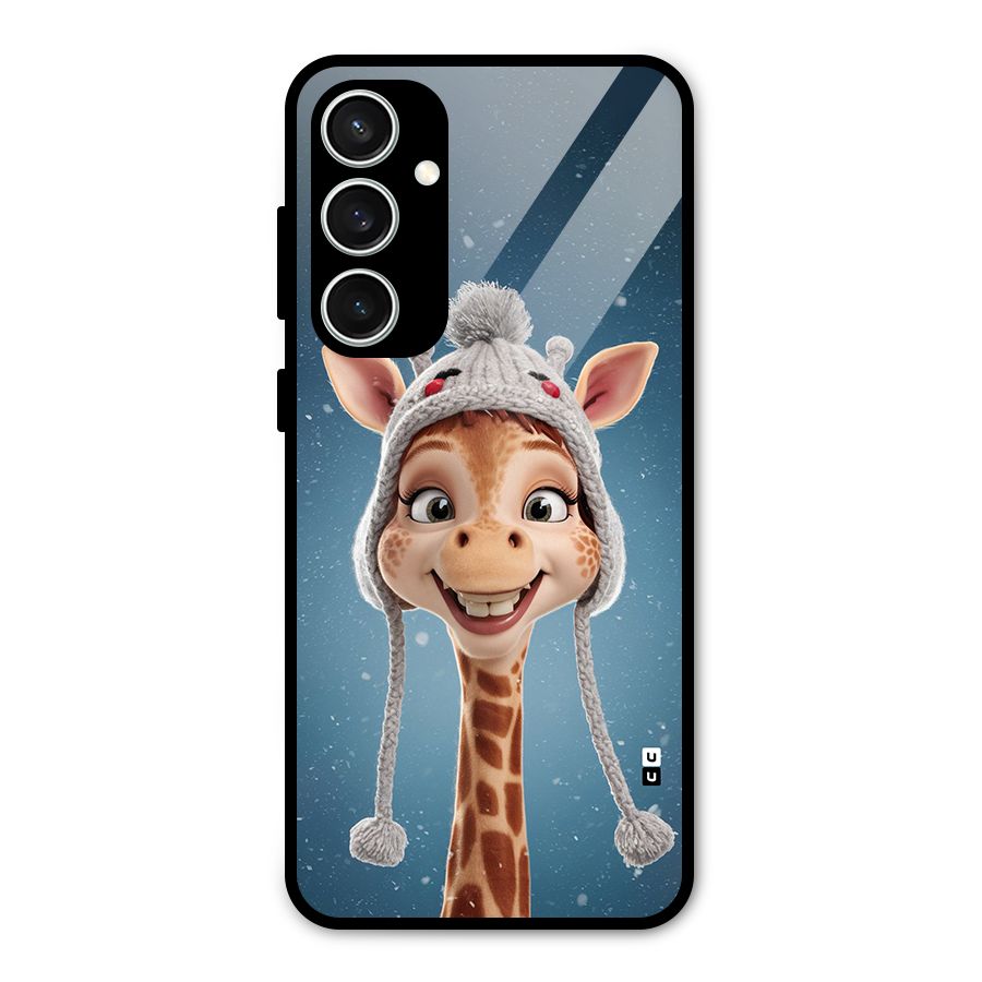 Funny Giraffe Glass Back Case for Galaxy S23 FE