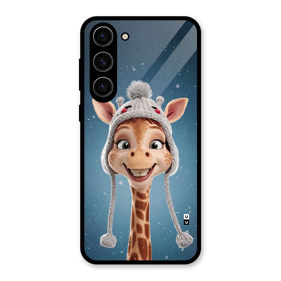 Funny Giraffe Glass Back Case for Galaxy S23 Plus