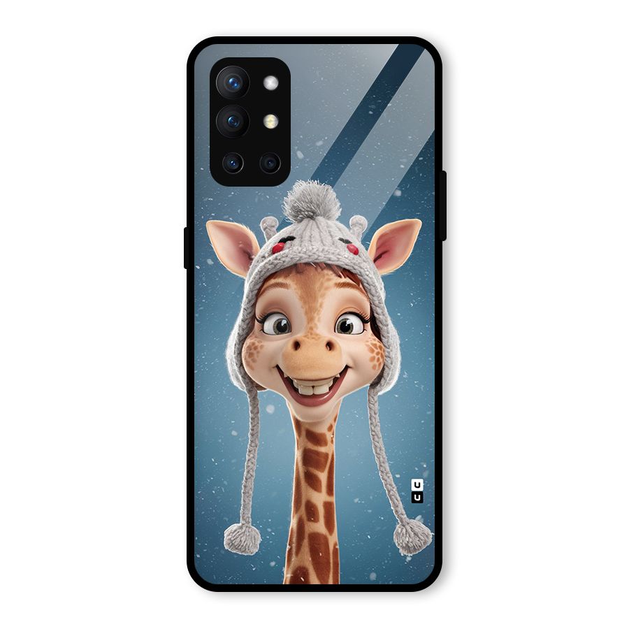 Funny Giraffe Glass Back Case for OnePlus 9R