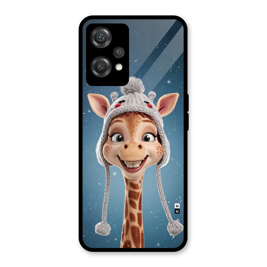 Funny Giraffe Glass Back Case for OnePlus Nord CE 2 Lite 5G
