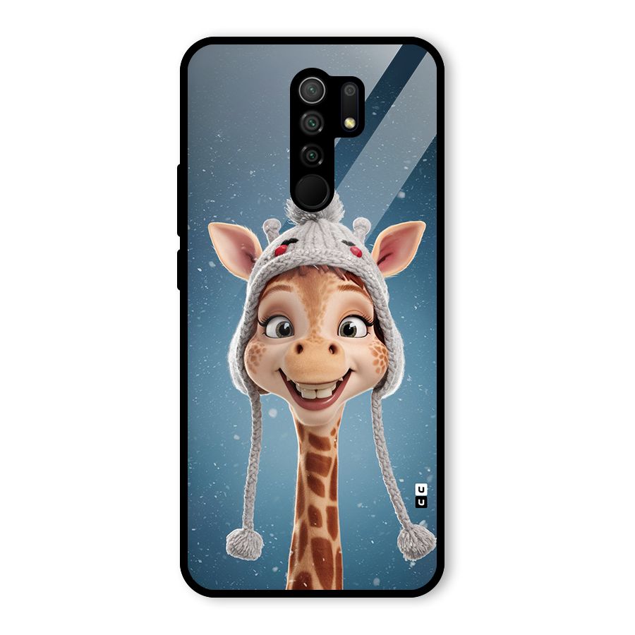Funny Giraffe Glass Back Case for Poco M2
