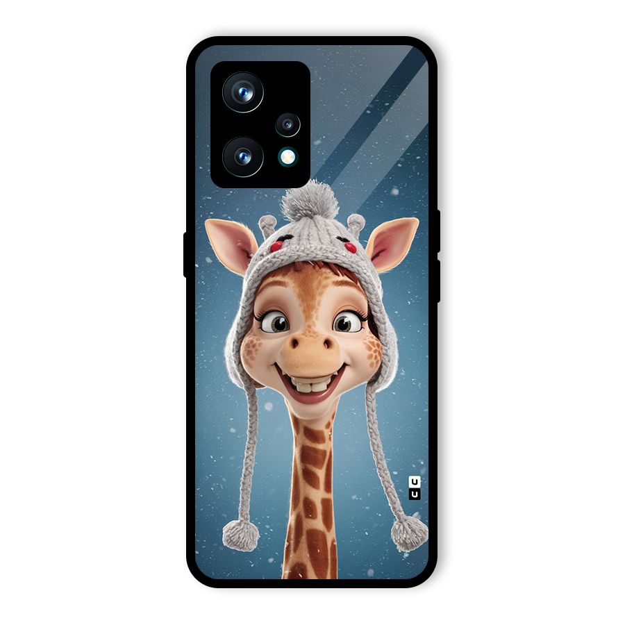 Funny Giraffe Glass Back Case for Realme 9 Pro Plus 5G