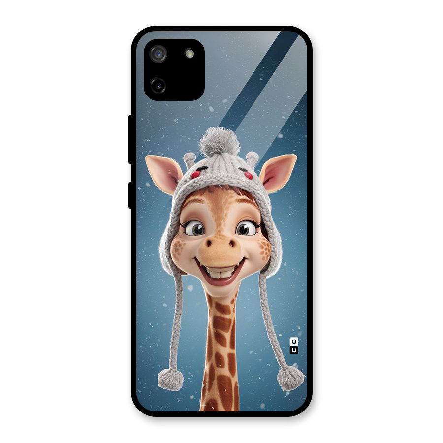 Funny Giraffe Glass Back Case for Realme C11