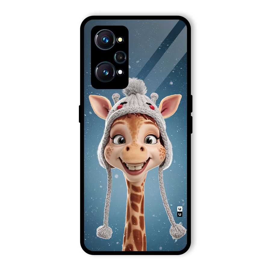 Funny Giraffe Glass Back Case for Realme GT Neo2