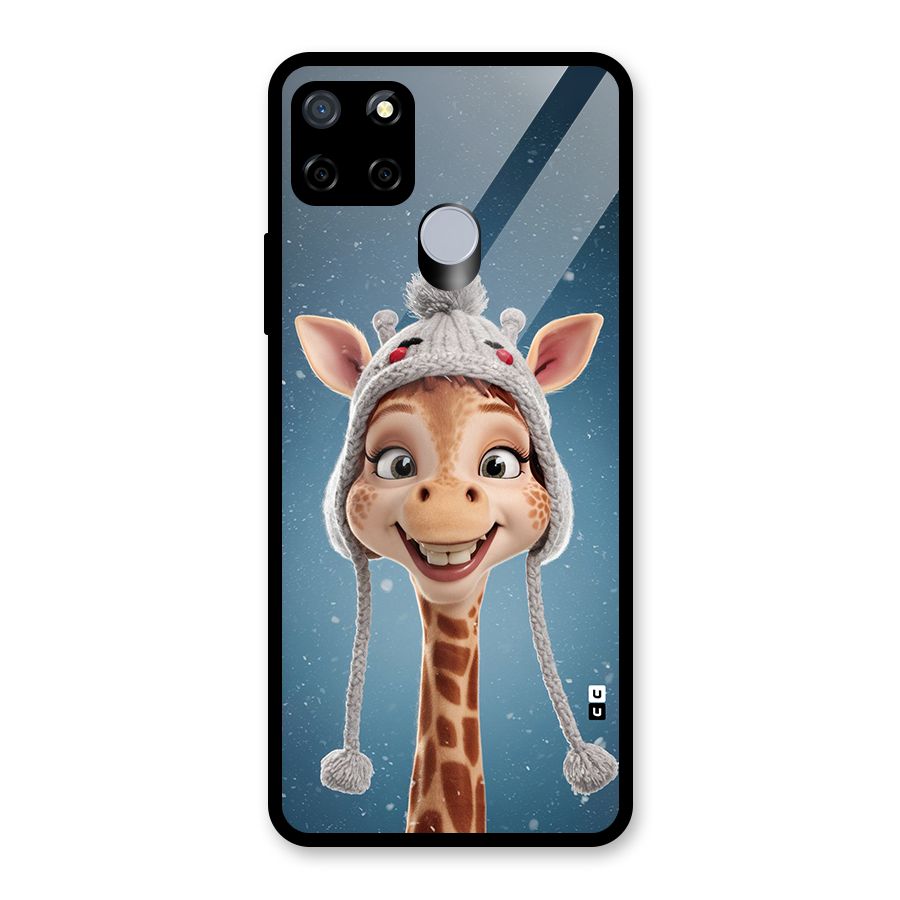 Funny Giraffe Glass Back Case for Realme Narzo 20