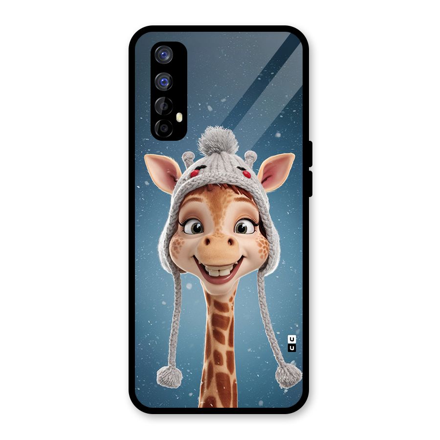 Funny Giraffe Glass Back Case for Realme Narzo 20 Pro