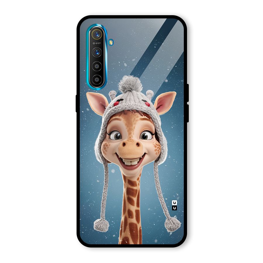 Funny Giraffe Glass Back Case for Realme XT