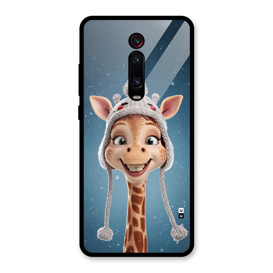 Funny Giraffe Glass Back Case for Redmi K20
