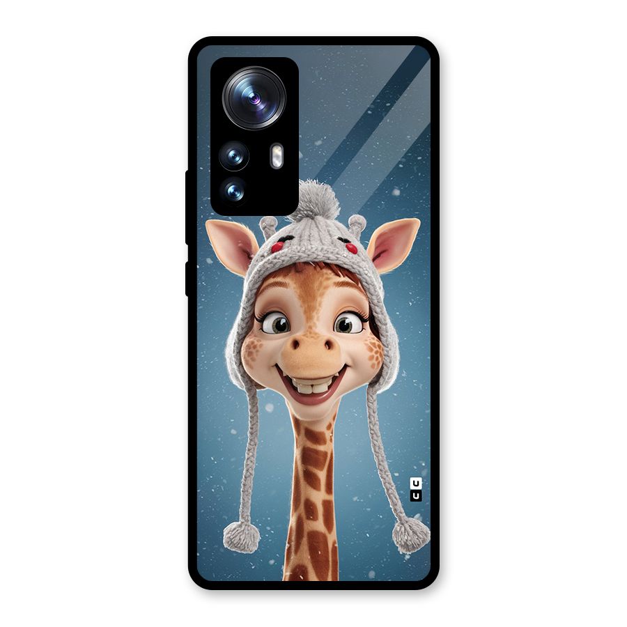 Funny Giraffe Glass Back Case for Xiaomi 12 Pro