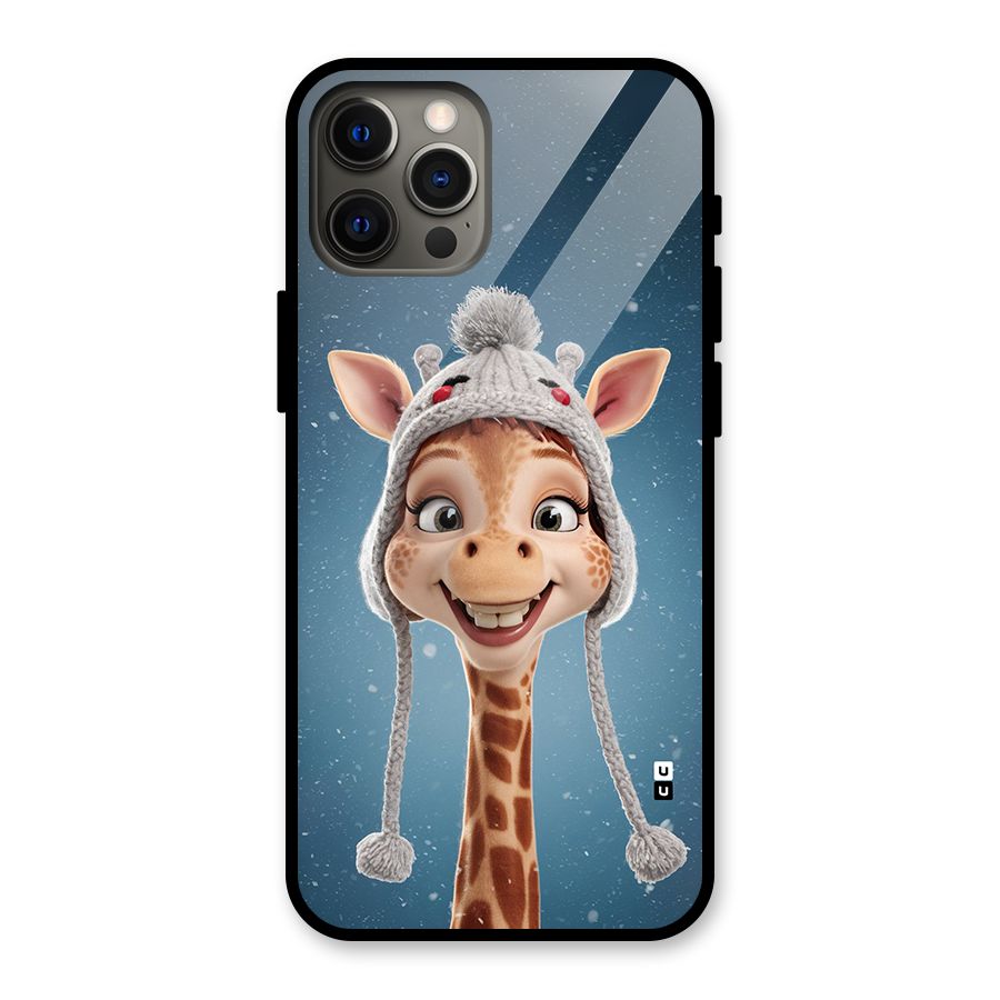 Funny Giraffe Glass Back Case for iPhone 12 Pro Max